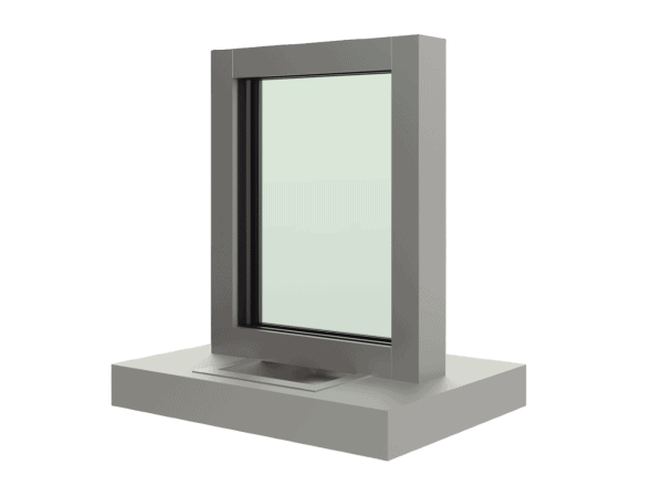 Standard Fixed Transaction Window - Aluminum Series